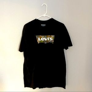 Levi’s Men’s XL Camo Logo Black T Shirt